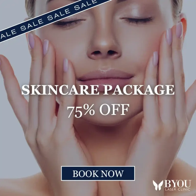 Skincare up to 75% off Banner