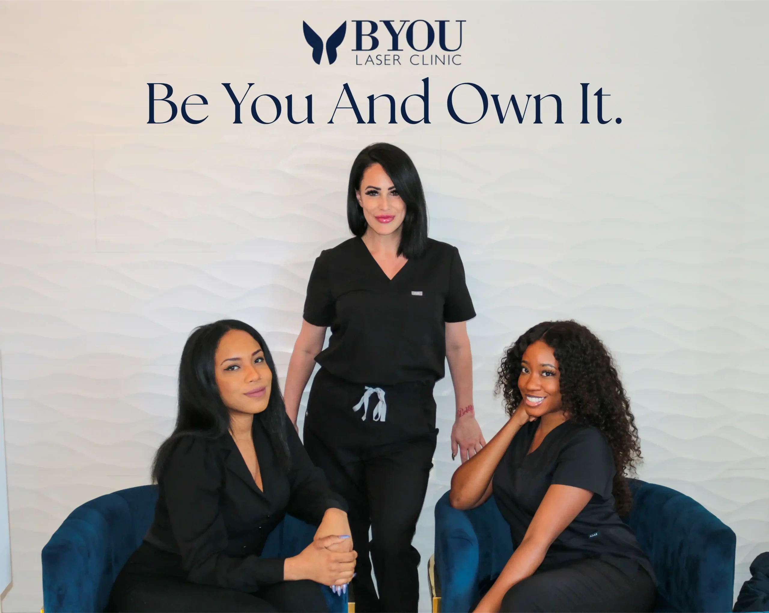 BYou Laser Clinic Oceanside NY reception and waiting area at 3545 Long Beach Rd