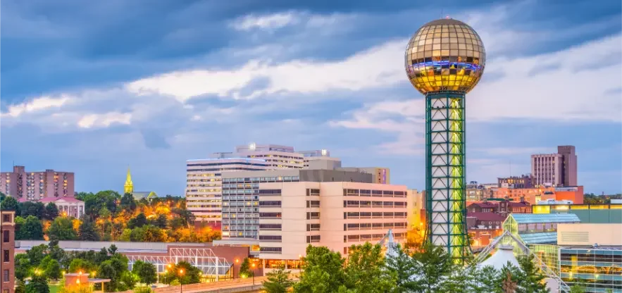 Knoxville Tennessee City Skyline