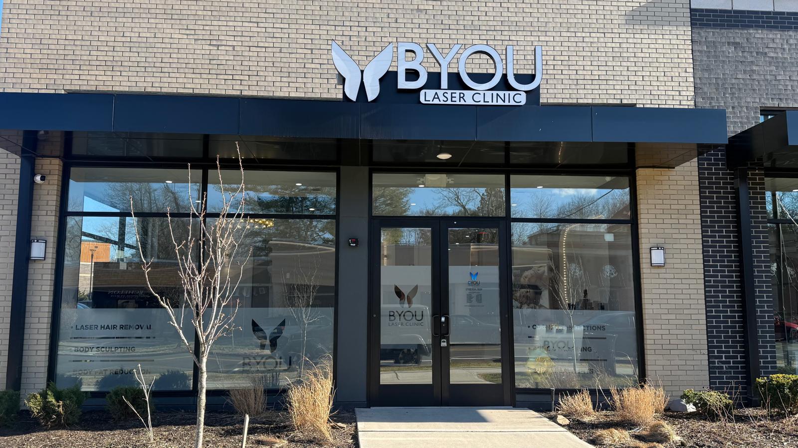 BYou Laser Clinic Short Hills NJ reception and waiting area at 92 Millburn Ave