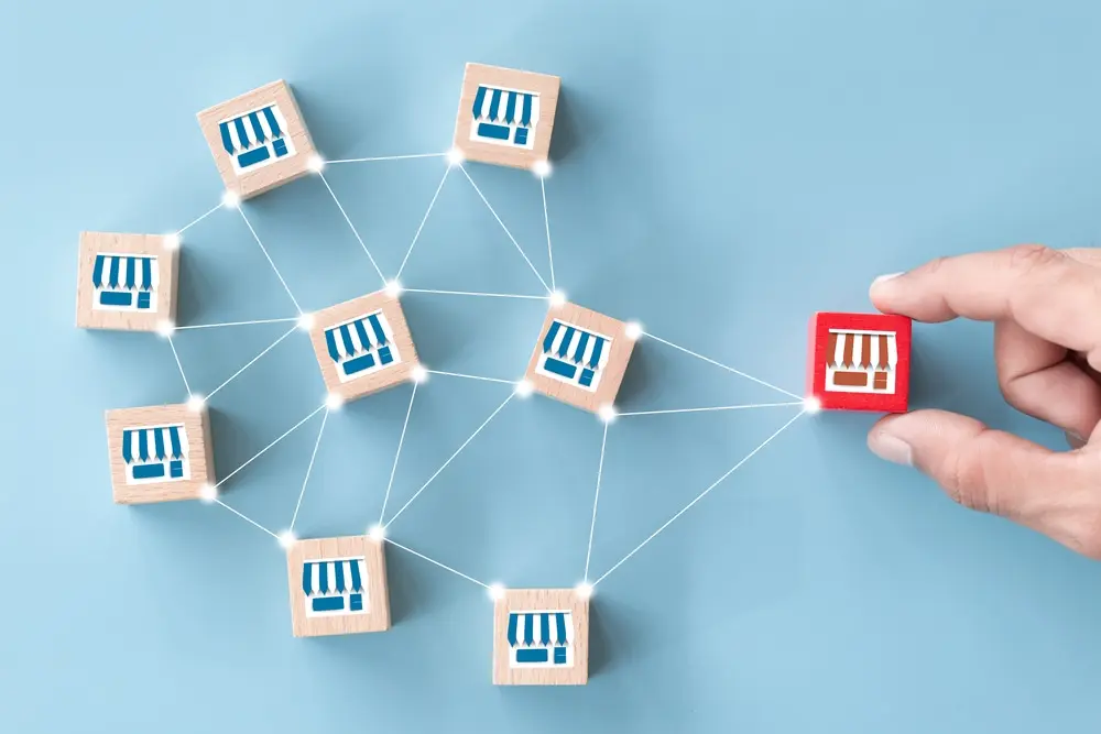 Stores on blocks being picked by franchiser