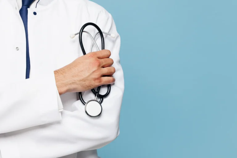 doctor holding stethascopes